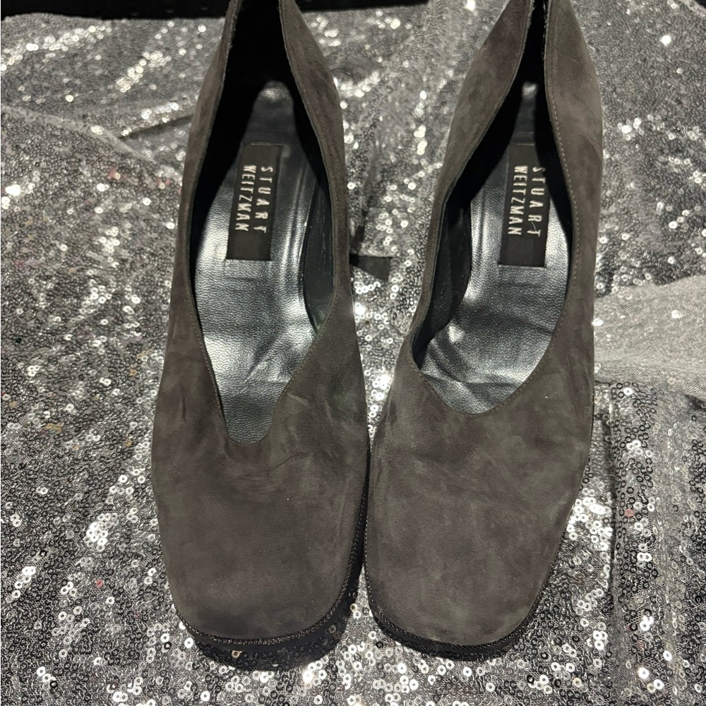 Stuart Weitzman Women's Black Suede Shoes
